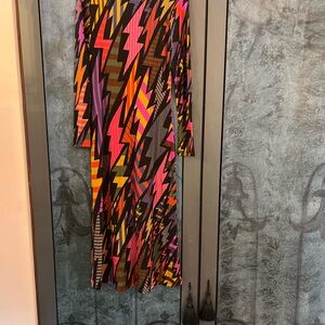 FARM Rio Multicolor Geometric Midi Dress